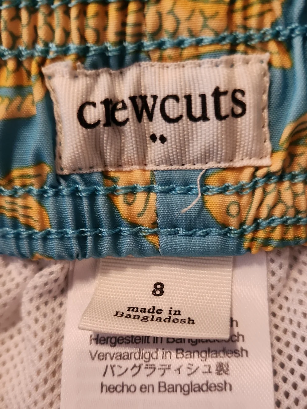 Crewcuts Boys' Goldfish Swim Trunks Size 8